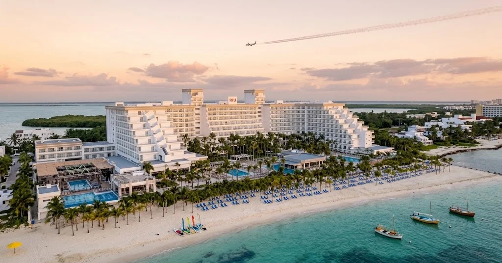 Resort de frente para a praia na Zona Hoteleira de Cancún