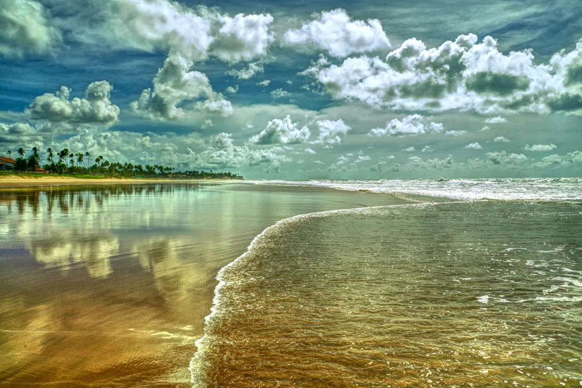 Praia do Cupe, em Ipojuca, Pernambuco