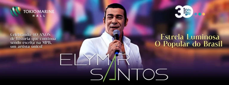 Elymar Santos em São Paulo: ingressos para o Tokio Marine Hall