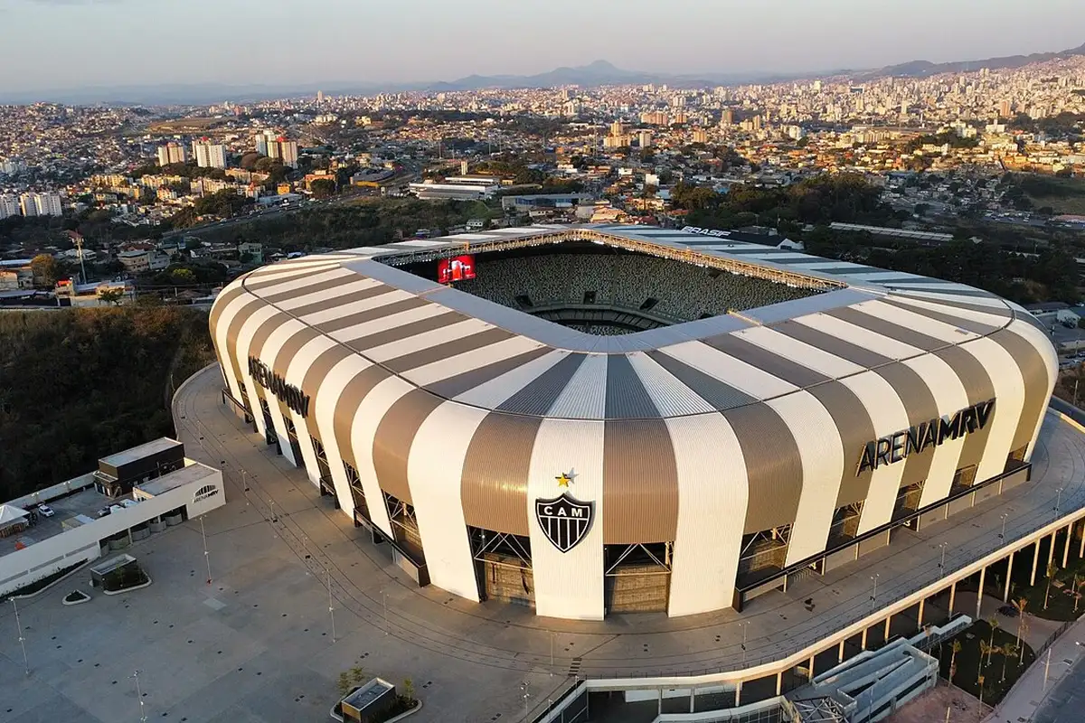 Arena MRV, estádio no bairro Califórnia, em Belo Horizonte