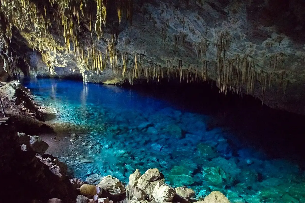 Gruta do Lago Azul, em Bonito (MS)