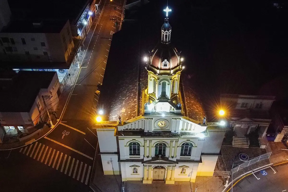 Igreja Matriz de Nossa Senhora da Candelária, no centro histórico de Itu