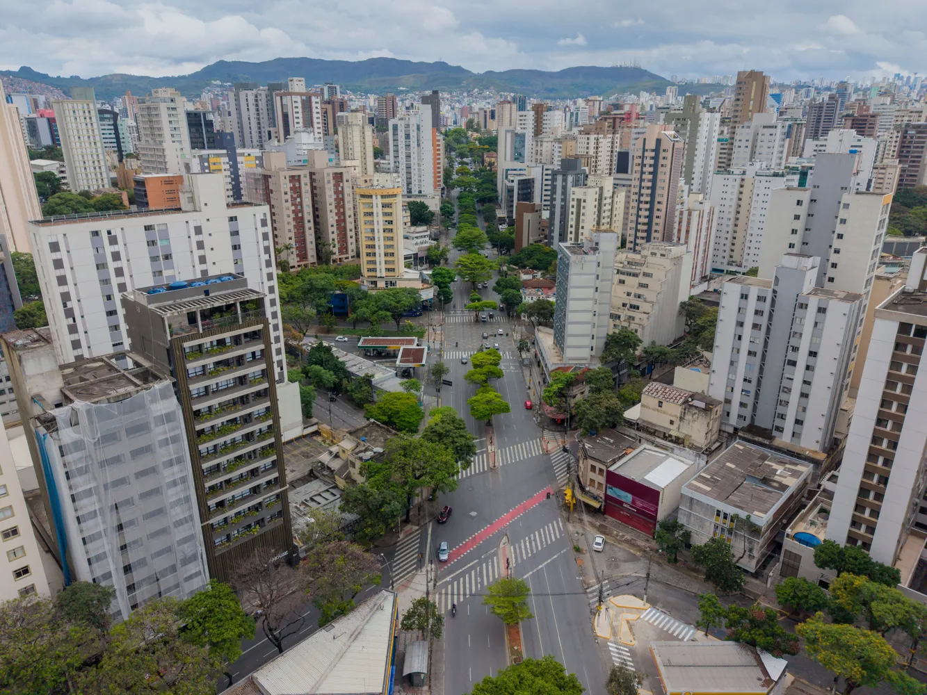 Paisagem de Belo Horizonte, cidade com show do Lagum em 17 de outubro