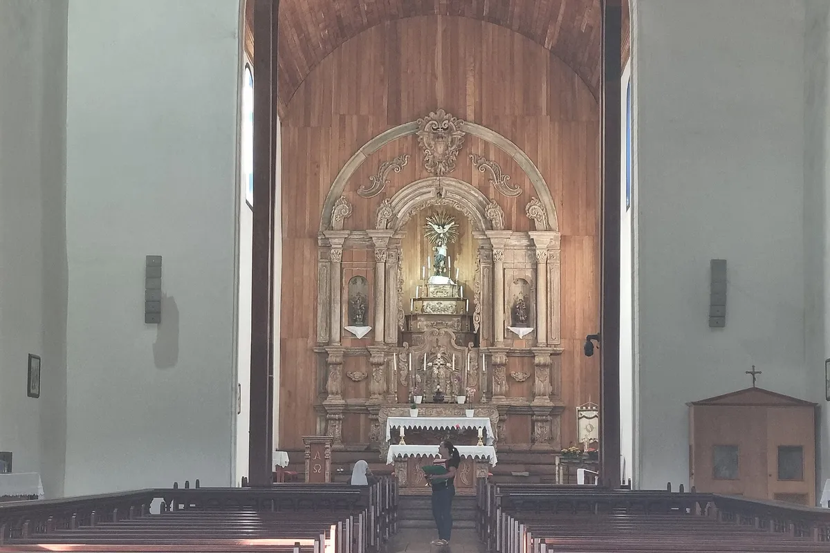 Interior da Matriz Nossa Senhora do Rosário em Pirenópolis