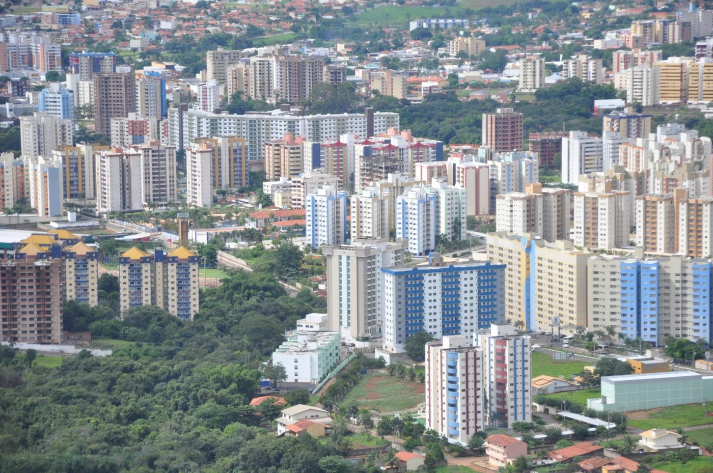 Vista aérea de Caldas Novas