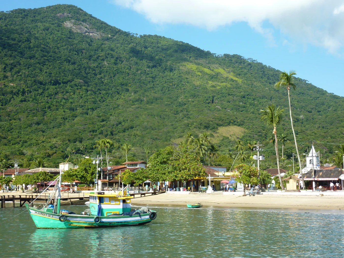 Vila do Abraão na Ilha Grande