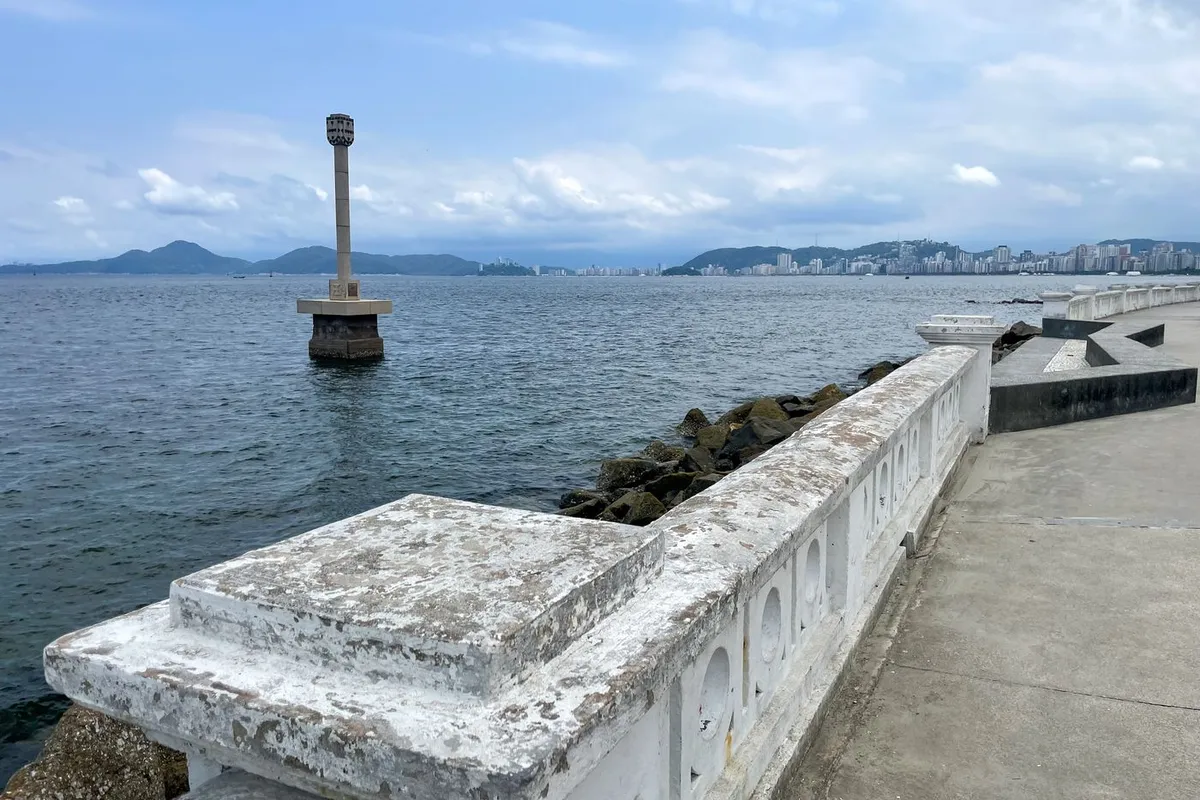 Orla de Santos, cidade de embarque dos cruzeiros MSC