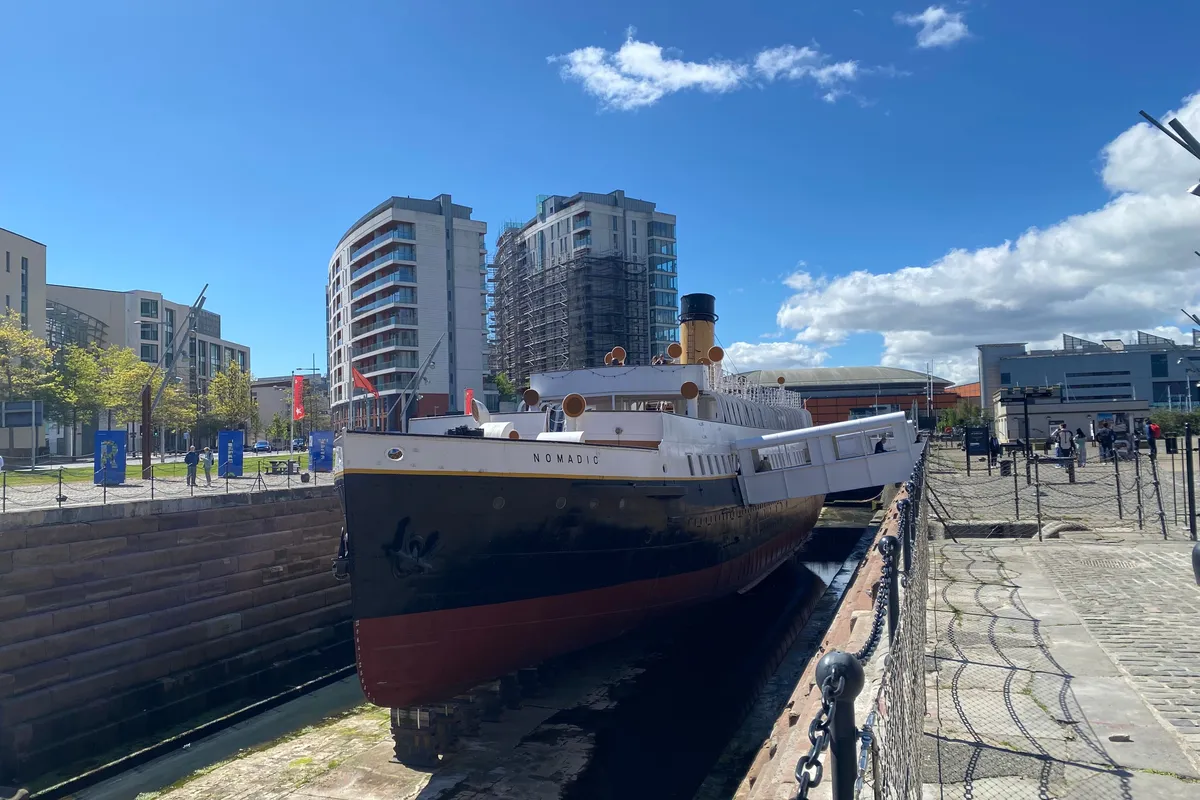 SS Nomadic, navio histórico preservado no Titanic Quarter de Belfast